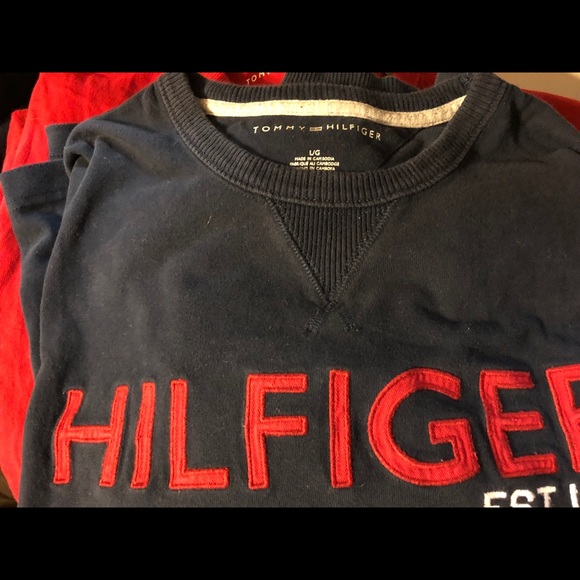 Tommy Hilfiger used long sleeve Bundle Size Large - Picture 7 of 8